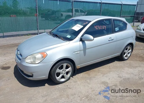 2007 Hyundai Accent Se z USA, uszkodzony, nr VIN KMHCN36C67U007308